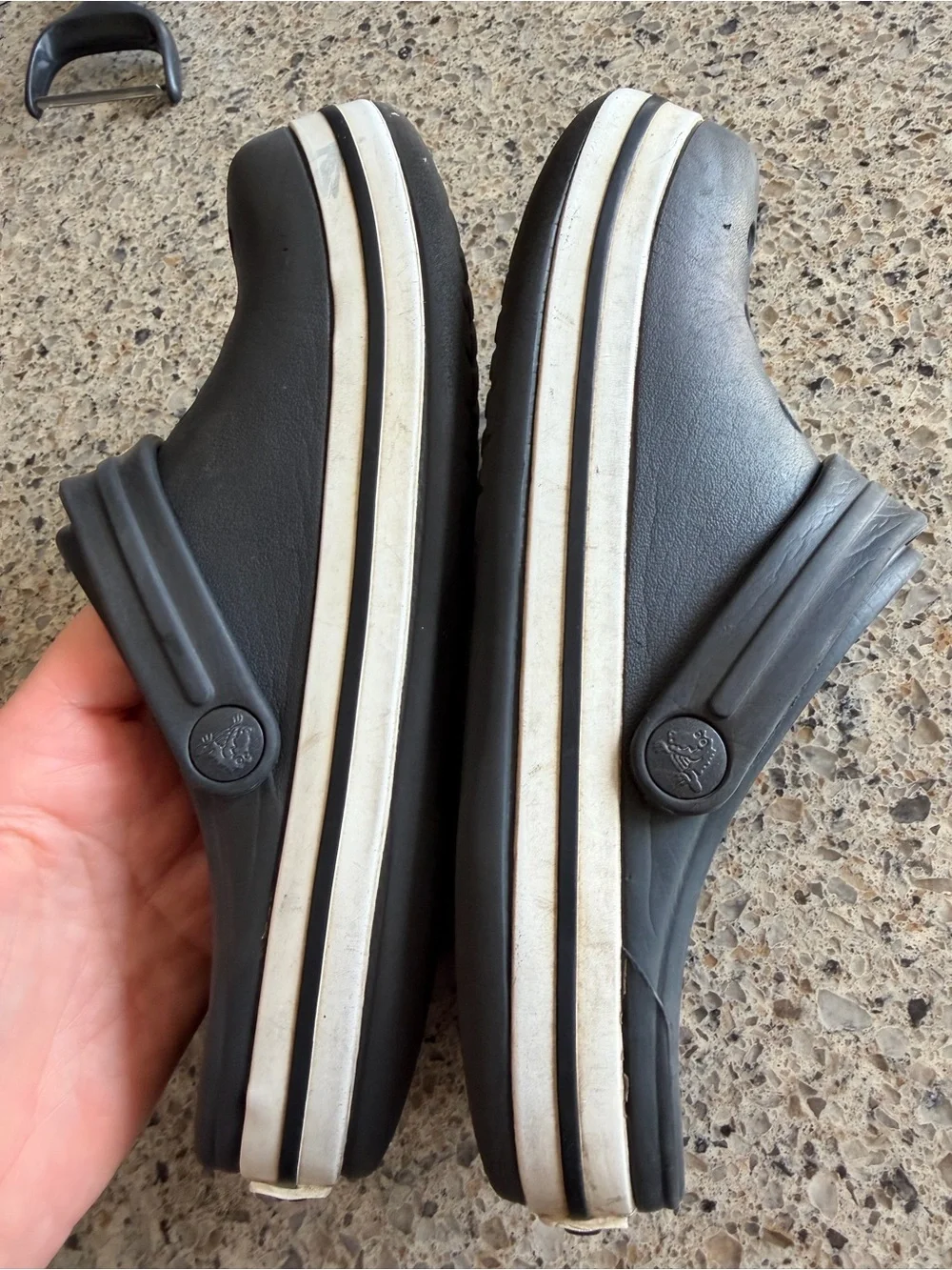 CROCS Black Classic Clog Youth size 3